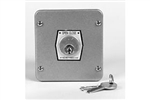 1KX-CC Commercial Door Medeco Key Switch with Center Return
