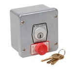 1KXS Commercial Garage Door Key Switch with Stop Button