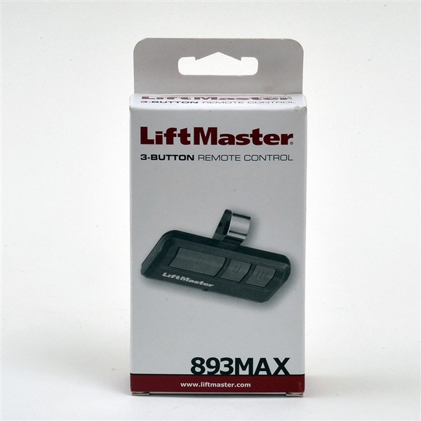 LiftMaster 893MAX 3-Button Garage Door Opener Remote