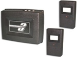 Linear Delta 3 Garage Door Opener Receiver and 2 remote control transmitters